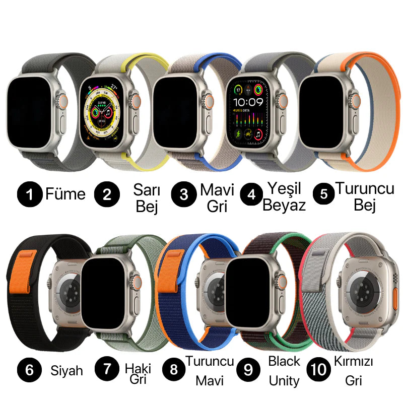 Apple Watch Uyumlu Trail Loop Kordonlar