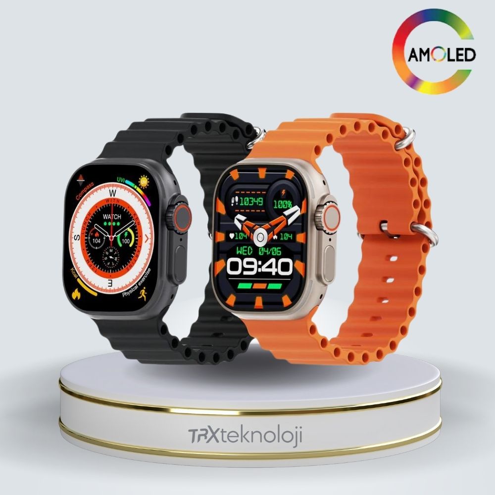 Watch Ultra 2 Wear Plus+ Amoled Ekran (49MM) Akıllı Saat